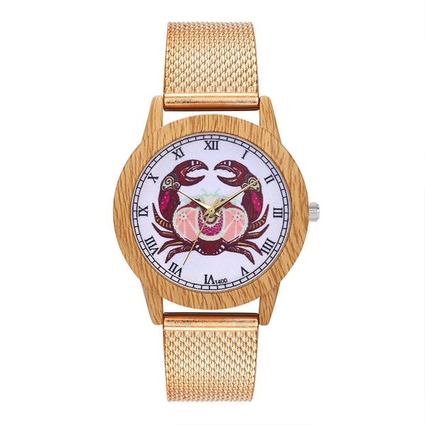

fashionable charming quartz watch ladies casual big round wrist watch jewelry accessories decorationt400-f, Slivery;brown