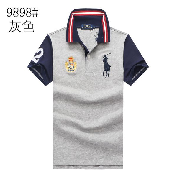 

Men de igner polo ralph t hirt lauren luxury pony mark t hirt embroidery wild cla ic treet round neck polo delivery