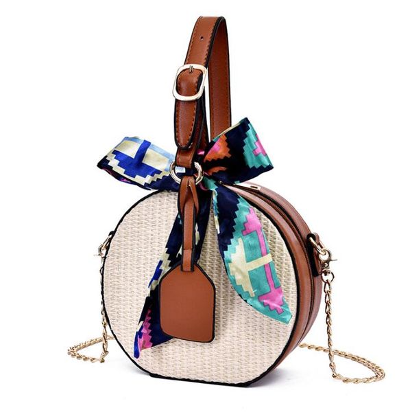 

2020 women shoulder bags braided crossbody bag chain small round bag ph-rg2061842