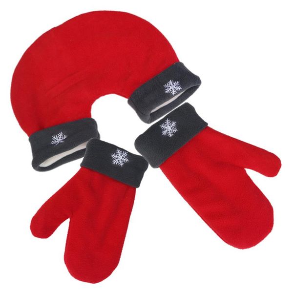 

3pcs/set winter fleece couple gloves lovers thicken warm glove gift romantic sweethearts lovers mittens fit for any occasions, Blue;gray