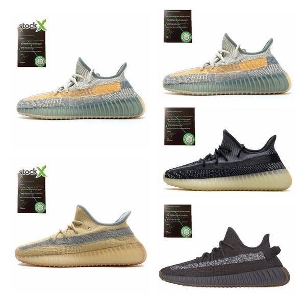 

kanye west static running shoes new israfil cinder desert sage earth tail light zebra womens mens trainers sneakers size 13 luxky j#006227