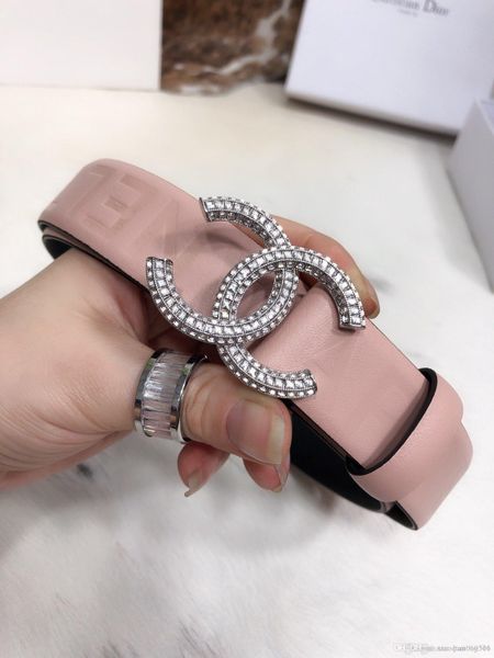 

2020 womens genuine leather black and white color designer cowhide belt for mens luxury belt ing, Black;brown