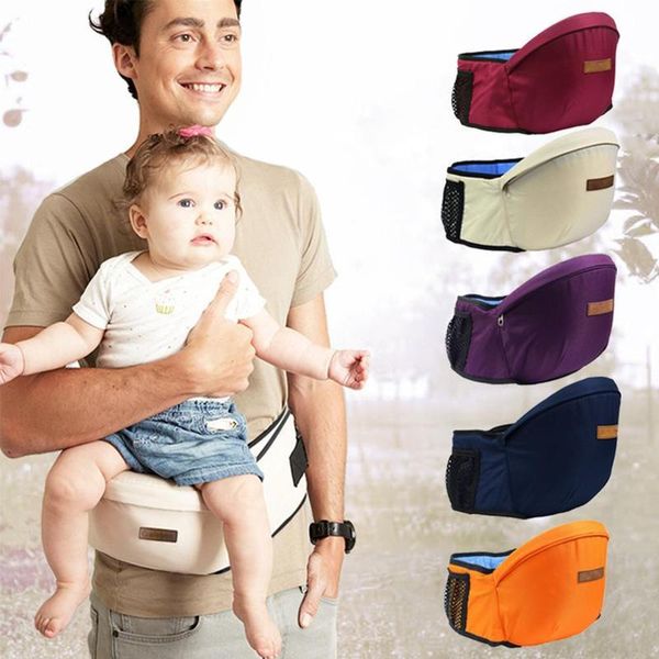 

newborn baby carrier waist stool kangaroo infant hip seat baby sling equipped with pocket backpacks for children dropshipping