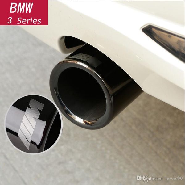 

car-styling rear exhaust pipe cover trim frame for bmw 1 2 3 4 5 7 series x1 3gt f20 f22 f30 f32 f34 f10 f48 g30 g11 auto accessories
