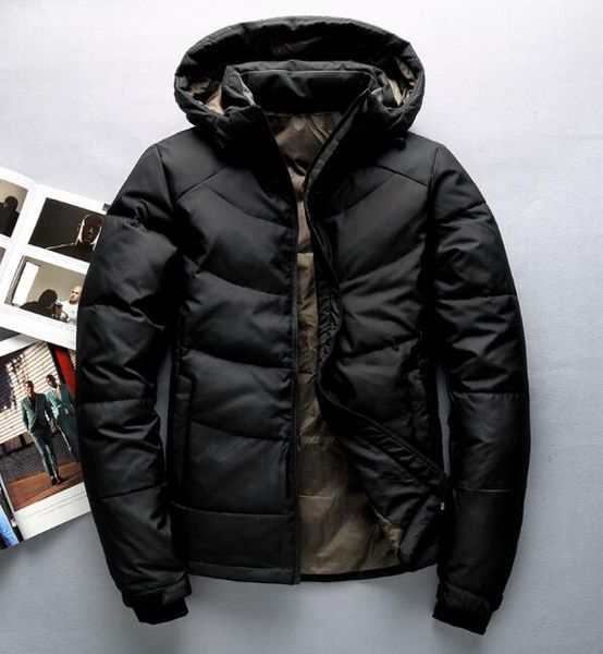 

new winter mens down jackets outdoor ski warm white duck down windproof brand jackets fashion men's down parkas black blue m-xxxl