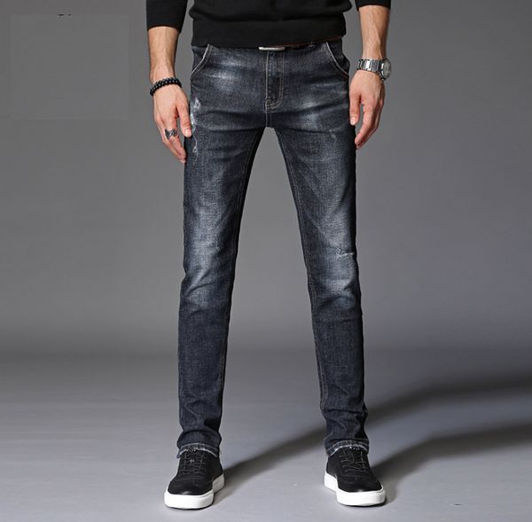 

business men's jeans for ss2019 new collection style, boy's denim pants, fashionable used wash and suitable fabric quality, blue