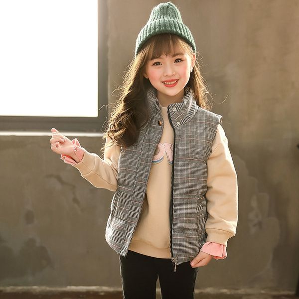 

20 winter girl's cotton thickened outside children's 20 winter girl's cotton vest children's thickened vest outside, Camo