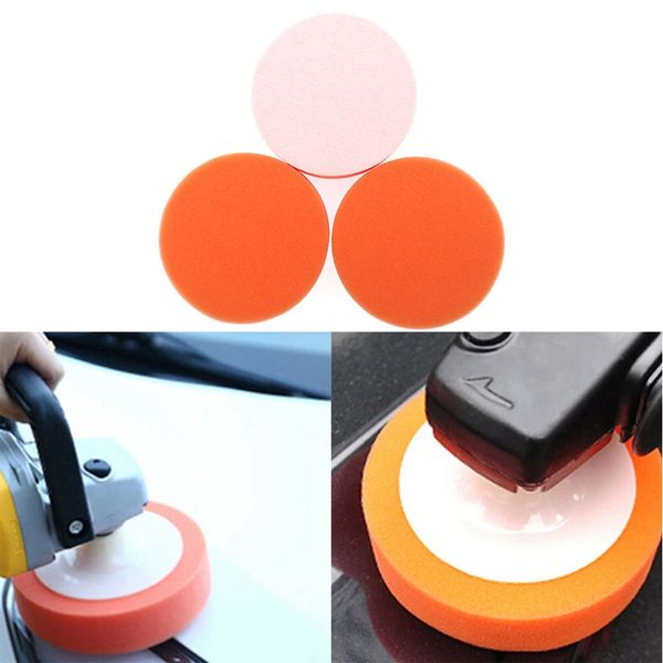 

10pcs sponges waves plate compound car polishing tools drill adapter polish sponge set waxing buffing pad