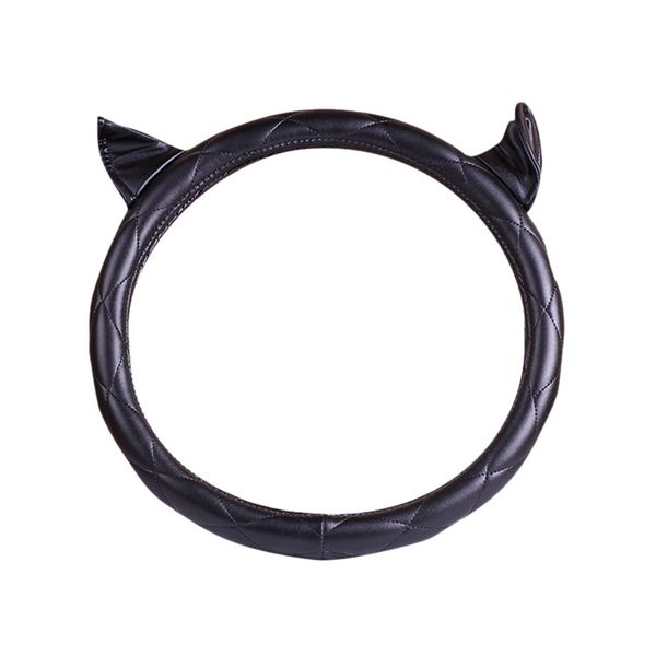 

car cartoon cute creative back cat fashion personality steering wheel cover non-slip winter warm handlebar cover 19mar12
