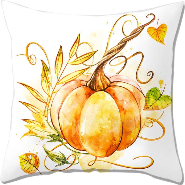 

boniu pumpkin cushion cover home decorative halloween pillows car sofa throw pillows polyester printed 45x45cm pillowcase