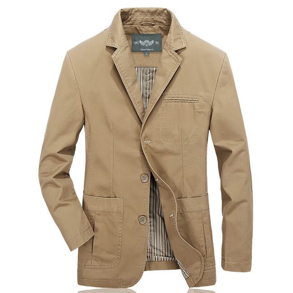

men's cotton business suit leisure wear spring and autumn clothes middle-aged turn-down collar, Black;brown