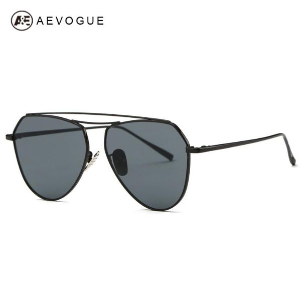 

aevogue sunglasses women brand designer summer style mirror double-bridge metal frame luxury sun glasses uv400 ae0387, White;black