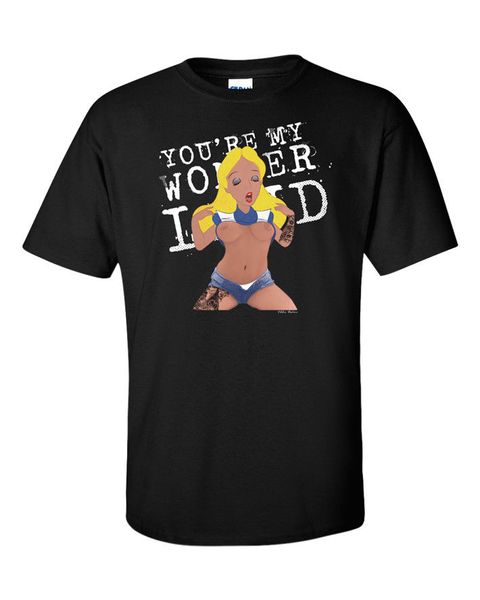 Sexy Alice T Shirt Wonderland Girl Porn Comic Tattoo Unisex Men Tee T Shirt  24 Hours Buy Cool Shirts Online From Global78, $11.48| DHgate.Com