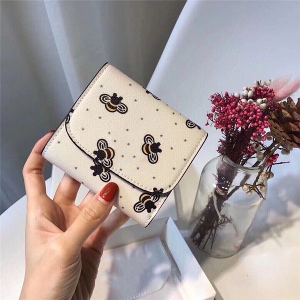 

designer wallet bee stars short wallets good quality fashion fresh cfy2002224, Red;black