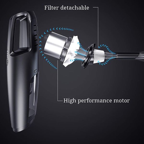 

handheld vacuum, hand vacuum cordless with high power, mini vacuum cleaner handheld powered by li-ion battery rechargeable quick