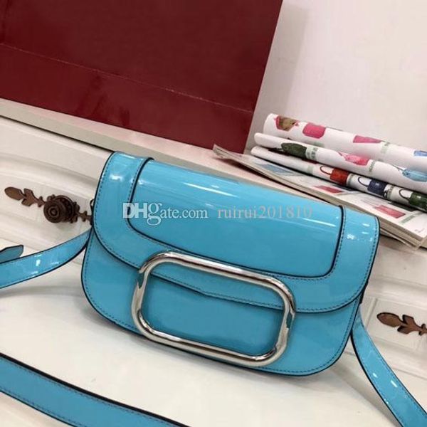 

noble r bag fashion patent patent patent leather sewing shoulder bag handbag level messenger bags shopping party bag freight