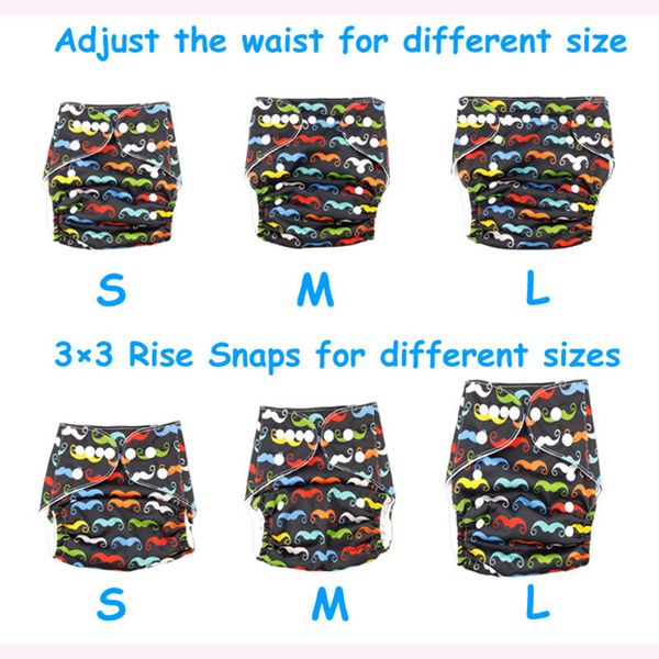 

cloth diapers all in one reusable prefold cloth diapers for baby terry towel cotton sleepy nappy n6