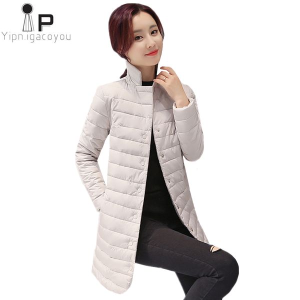 

long jacket black women coat autumn 2018 new thin women's down jacket overcoat korean slim fashion ladies winter coats parka 3xl