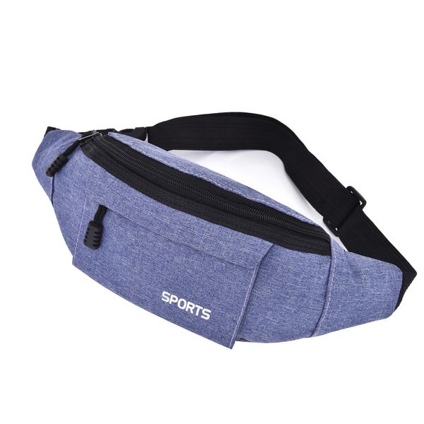 

2019 fanny pack bum bag women men slim waist bag for travel waterproof sport fitness waist packs simple leisure #819
