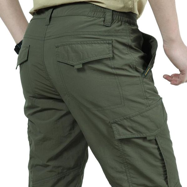 

nice pants men quick drying lightweight military waterproof long trousers mens outdoor casual sports joggers track summer pants, Black
