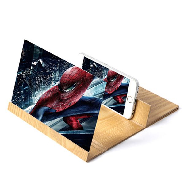 

12-дюймовый рабочий стол складной деревянный кронштейн экран мобильного телефона