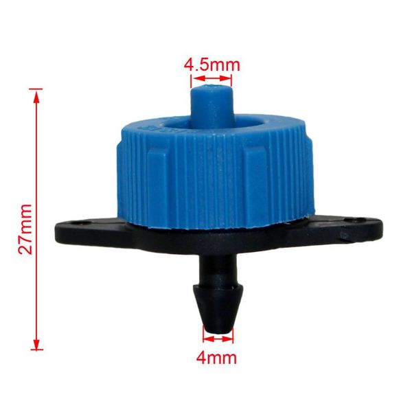 

garden 4l h 8l h emitter pressure compensating dripper micro irrigation hose drip head water saving irrigation dropper 200 pcs y200106