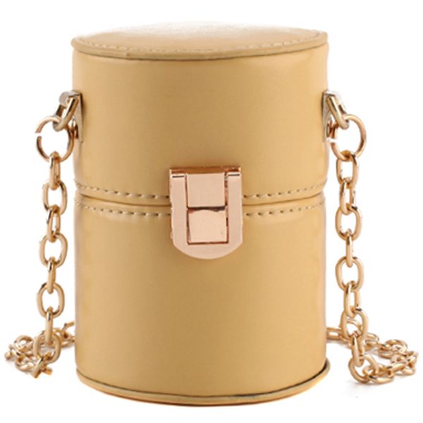 

ins super fire small cylinder bag female tide korean version of the new women's bag fashion chain sling shoulder