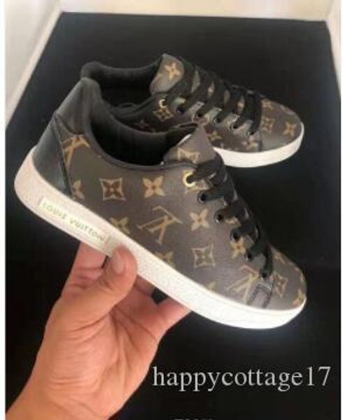 

selling brand casual men and women shoes classic fashion boys and girls spring and autumn flat shoes high-end design tide, Black;red