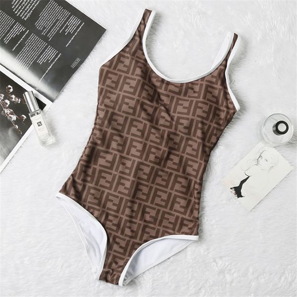 

ss20 new arrival designer ff swimsuit summer beach bikini swimwear for women size s-xl 8836, White;black
