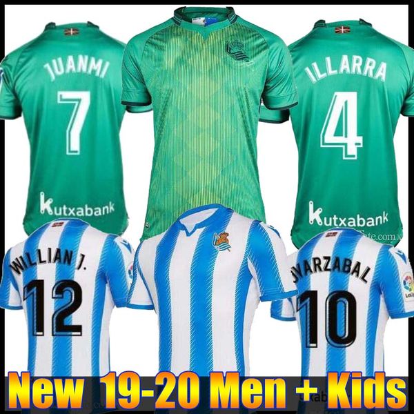 

Men and kid 19 20 real ociedad occer jer ey 2020 royal ociety oyarzaba occer hir thome x prieto carlo juanmi football uniform ale