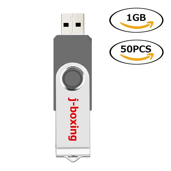 50X Rotativa 1 GB USB Flash Drives de Alta Velocidade De Metal Flash Memory Stick para PC Portátil Tablet Pen Drive Armazenamento Polegar 10 Cores Frete Grátis