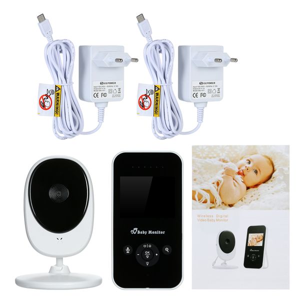 

2.4 inches wireless digital video baby monitor with security camera night vision temperature monitoring function baby care