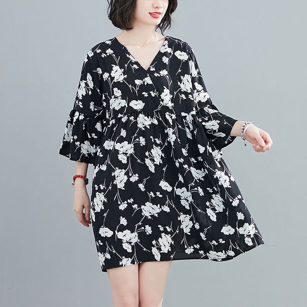 

2020 new arrive summer maternity dress woman cute chiffon large size dresses pregnant woman clothing md-02418, White