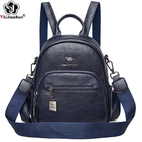 

multifunction small backpacks for girls soft leather backpack women new arrivel ladies shoulder bag bagpack mochila feminina