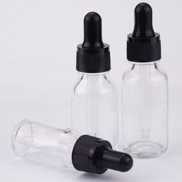 

wholesale price 5ml 10ml 15ml 20ml clear glass dropper bottle with glass eye pipette empty refillable essential oils dropper bottle in stock