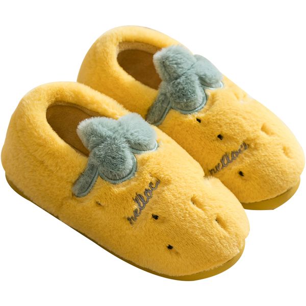 

2020 cotton-padded slippers for ladies in autumn and winter with fashionable and lovely fluffy cartoon warm cotton slippers, Black