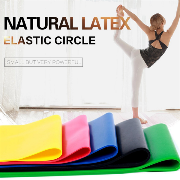 

yoga elastic bands set rubber resistance pilates women fitness equipment indoor gym 5 pcs loops pull rope 5 levels drop shipping