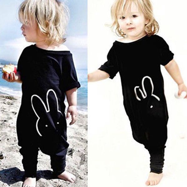 

meihuida newborn kids baby boy girl cotton rabbit romper quoted jumpsuit bodysuit bechwear one piece suits