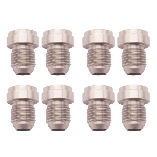 

8 pieces 6an, an6 male stainless steel weld on / weld in fitting bung