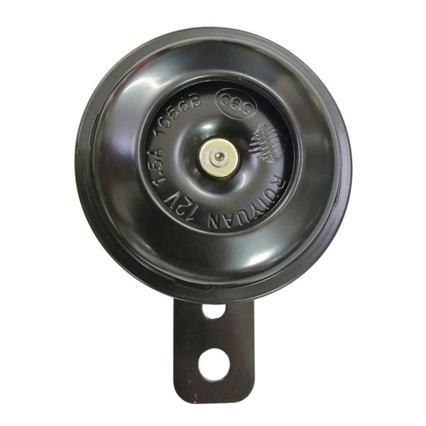 

12v 1.5a black metal security alarm compound horn for motorcycle,vertical and horizontal installation possible