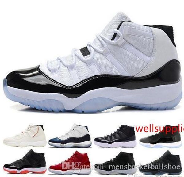 

concord new 11s xi 11 mens basketball shoes platinum tint high bred gym red win like 96 designer mens sport shoe snerkers