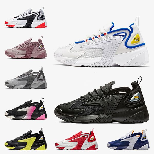 

2020 m2k tekno zoom 2k men women running shoes triple white black volt dynamic yellow light cream sports 90s sneakers mens trainer 36-45