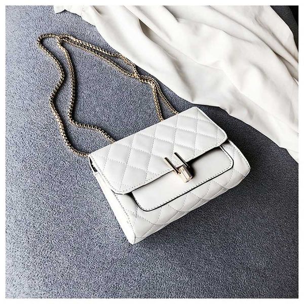 

lady shoulder bag 2020 fashion chain leather handbags women crossbody big square phone flap purses messenger bag