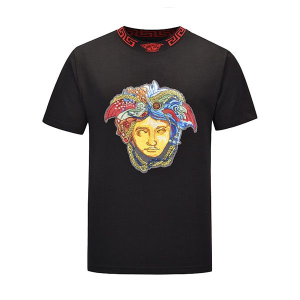 

medusa t shirt for men summer fashion t-shirts streetwear casual male hip hop, White;black