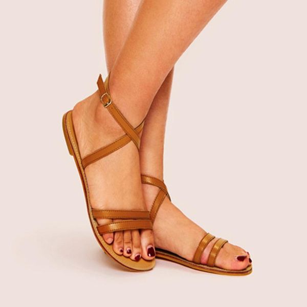 

shoes-woman flat sandals women shoes gladiator open toe elastic flat sandals female casual women's platform beach shoes, Black