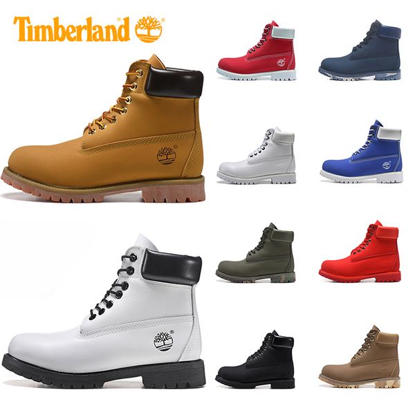 

timberland boots for men women designer winter boot military blue triple black white fashion mens trainer hiking outdoor shoes sneaker