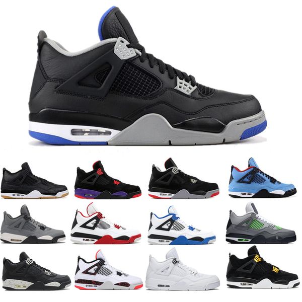

2021 bred 4 4s iv basketball shoes what the cactus jack laser wings mens blue men motorsport sports designer sneakers us 7-13