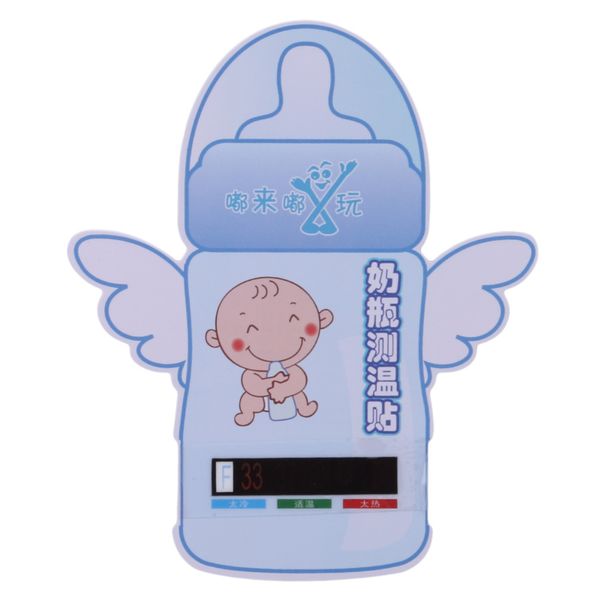 

baby thermometer sticker cartoon forehead milk bottle tub temperature testing card temperature measurement sticker