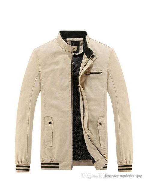

coats slim stand collar long sleeve autumn mens jackets cotton casual male outerwear winter designer mens, Black;brown