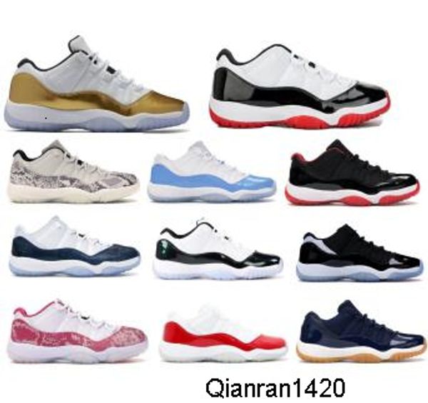 

11 11s новый 2020 баскетбол обувь low gold concord meets бред змеиной cherry бароны snake бароны для мужчин женщины аутентичные кроссовки кр